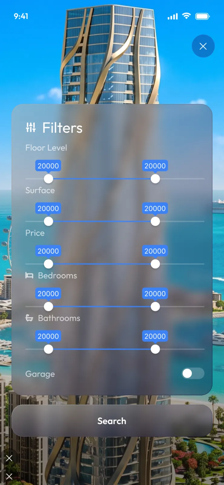 Filters on mobile